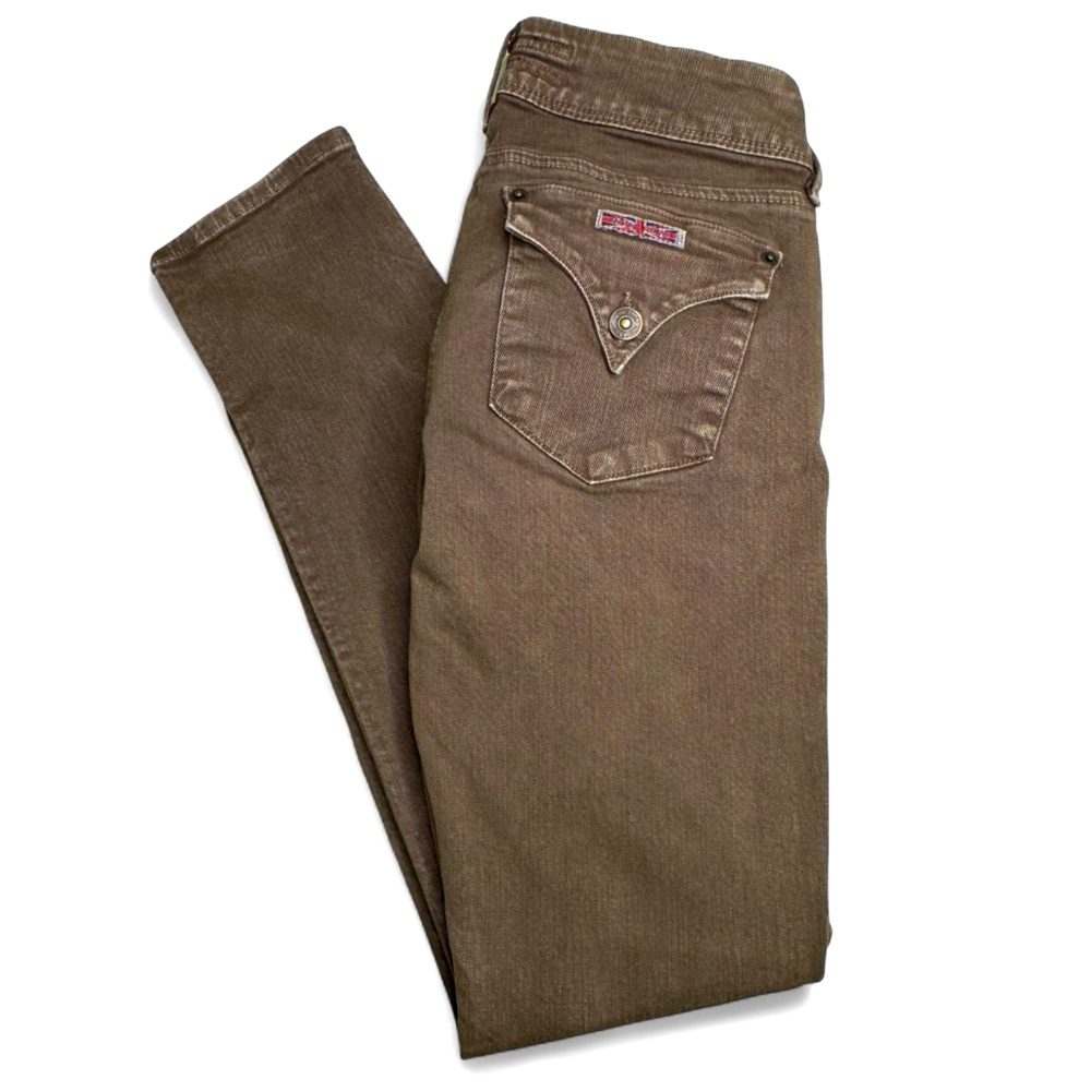 Hudson Skinny Straight Leg Brown Women's Jeans Size 25
